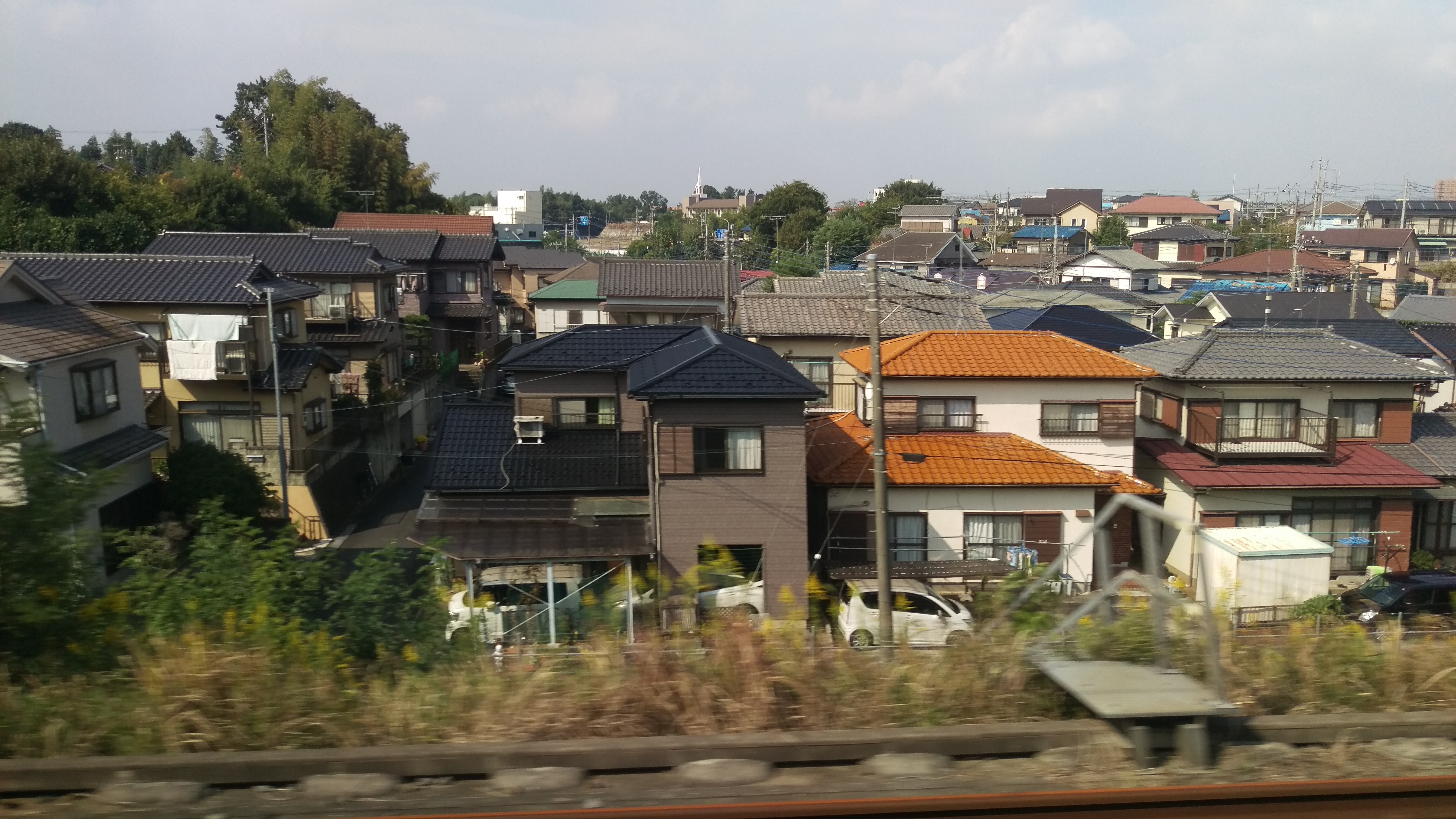 Paesaggio dal Narita Express